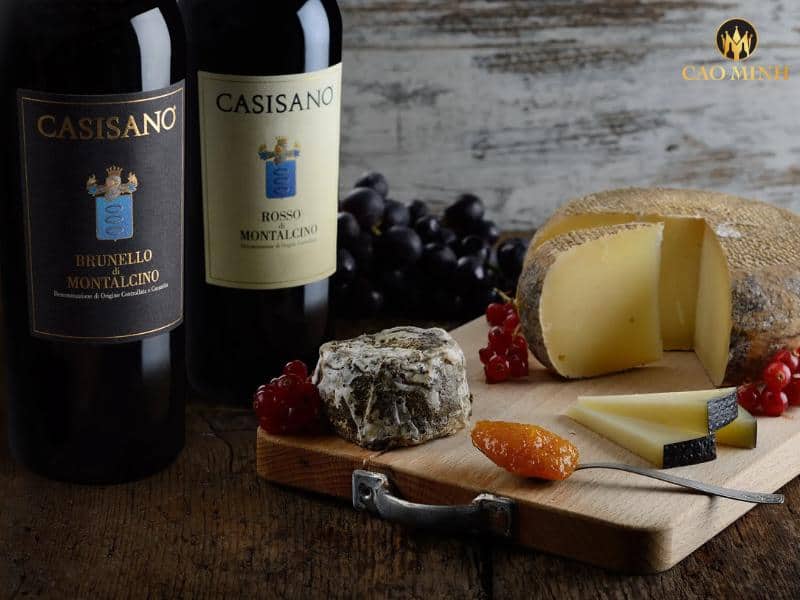 Hướng dẫn sử dụng rượu vang Ý Casisano Rosso di Montalcino