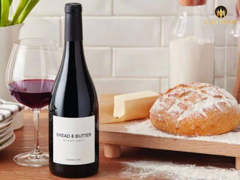 Hướng dẫn thưởng thức rượu vang Mỹ Bread & Butter Pinot Noir