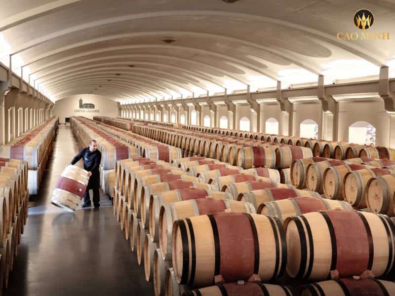 Quy trình sản xuất chai rượu vang Pháp Château Lagrange