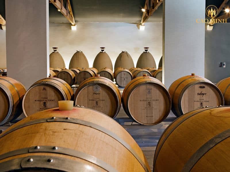 Quy trình sản xuất rượu vang Pháp Château Marquis de Terme