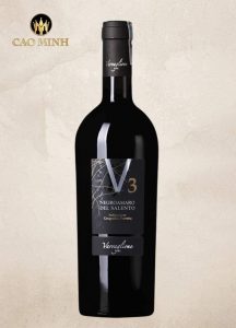 Rượu Vang Ý V3 Negroamaro Del Salento IGP