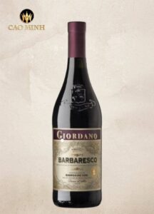 Rượu Vang Ý Giordano Barbaresco DOCG