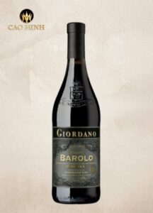 Rượu Vang Ý Giordano Barolo Riserva DOCG