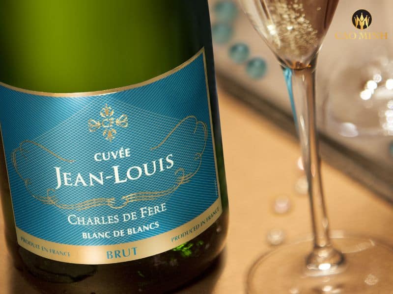 Nếm thử chai rượu vang Pháp Charles de Fere Cuvee Jean-Louis Blanc de Blancs Brut