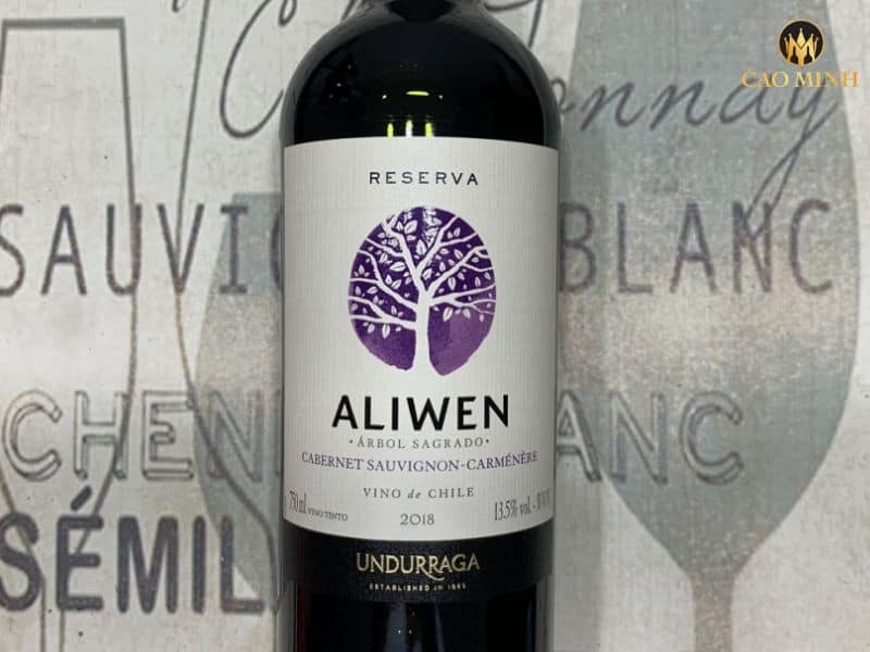 Nếm thử hương vị tuyệt vời của chai rượu vang Aliwen Reserva Cabernet Sauvignon Carmenere