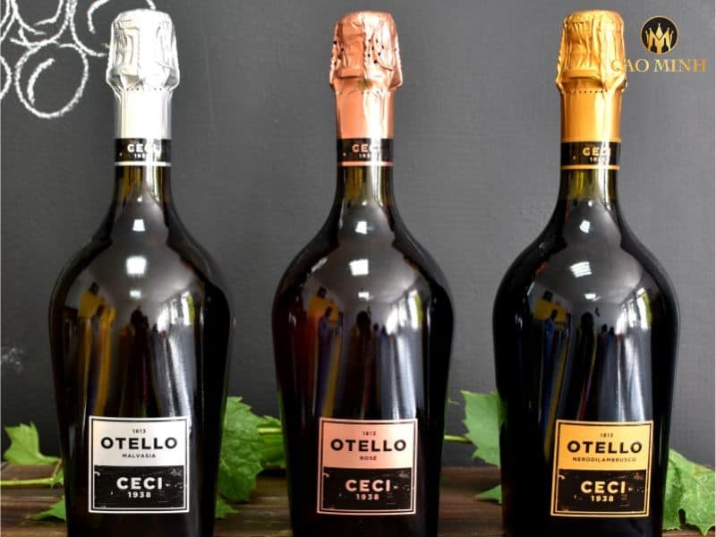 Nếm thử hương vị tuyệt vời của chai rượu vang Otello Ceci Malvasia Brut