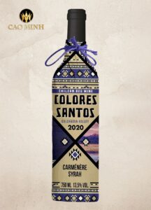 Rượu vang Chile Colores Santos Carmenere Syrah