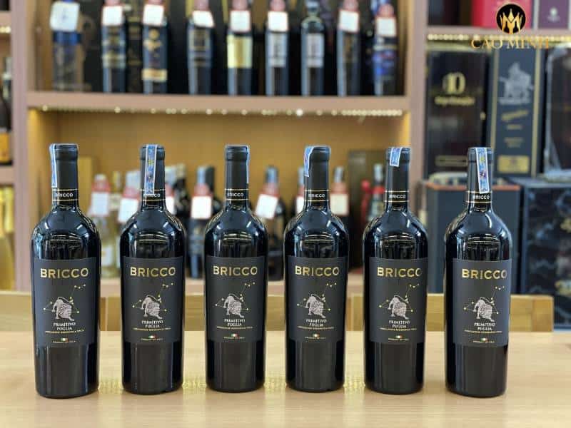 Tìm hiểu về rượu vang Ý Bricco Leo Primitivo Puglia với hương vị đặc biệt