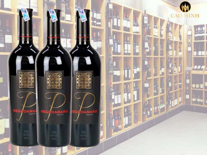Rượu vang Ý P Negroamaro Puglia - đẳng cấp tạo nên thương hiệu