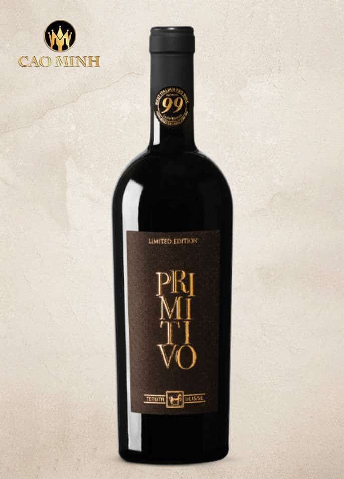 Rượu Vang Ý Tetuna Ulisse Primitivo Limited Edition