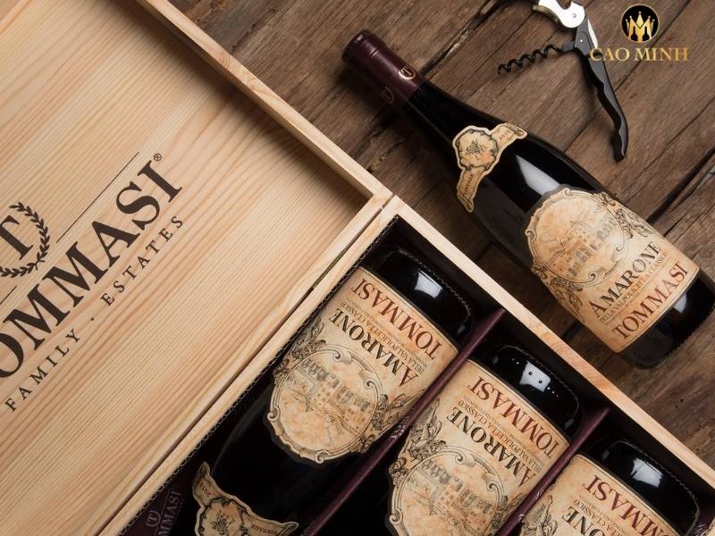 Rượu vang Ý Tommasi Amarone Della Valpolicella Classico - Đẳng cấp được thể hiện rõ nét trong chai vang
