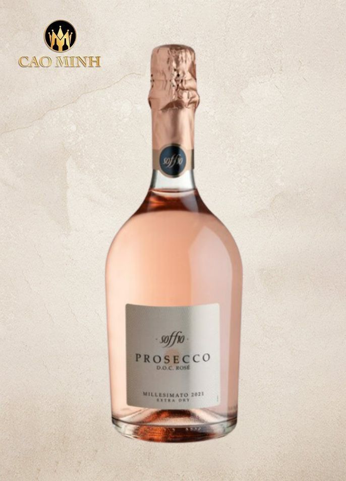 Rượu Vang Ý Soffio Prosecco DOC Rose