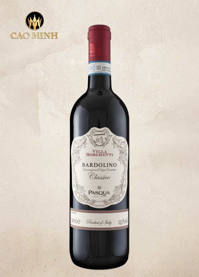 Rượu Vang Ý Bardolino Classico DOC Villa Borghetti