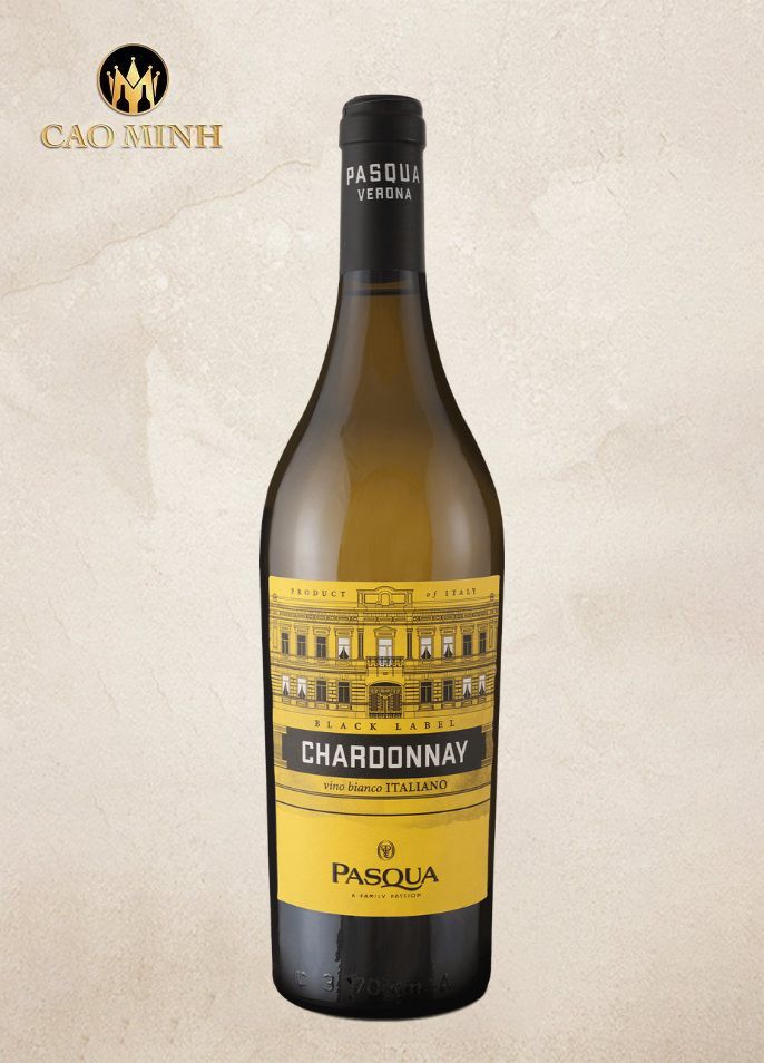 Rượu Vang Ý Chardonnay Trevenezie IGT Black Label