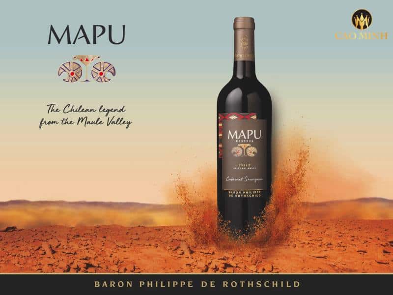 Nếm thử hương vị tuyệt vời của chai rượu vang Baron Philippe de Rothschild Mapu Reserva Cabernet Sauvignon Reserva Cabernet Sauvignon