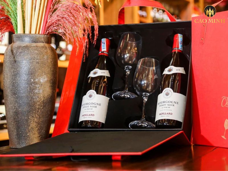 Nếm thử hương vị tuyệt vời của chai rượu vang Moillard Bourgogne Pinot Noir