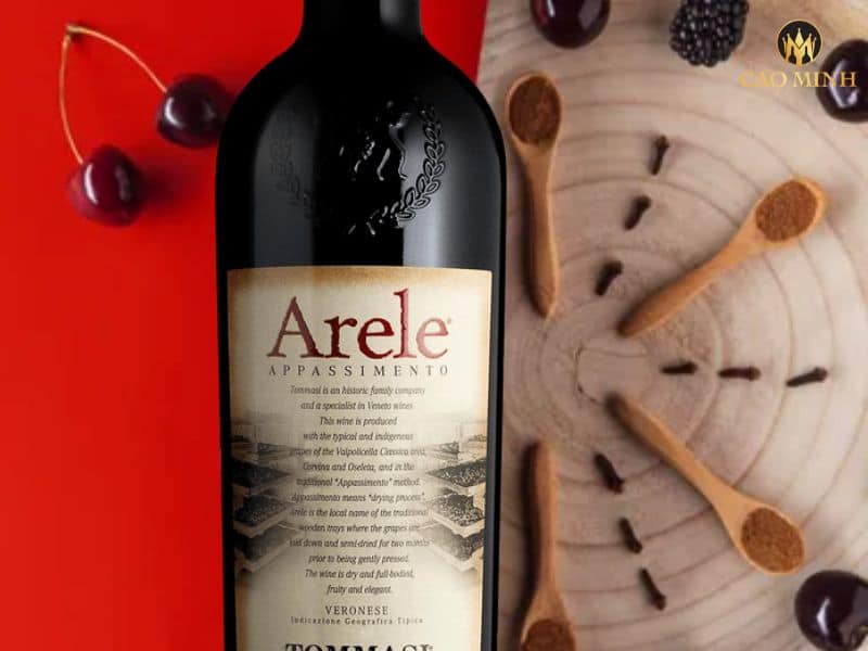 Nếm thử hương vị tuyệt vời của chai rượu vang Tommasi Arele Appassimento Delle Venzie