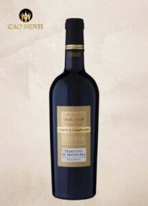 Rượu Vang Ý Primitivo Di Manduria DOC Riserva