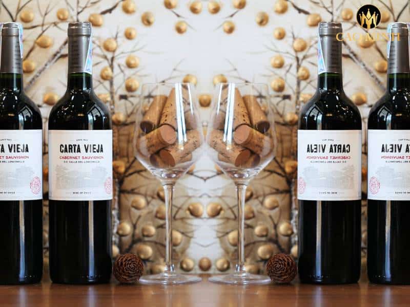 Rượu vang Chile Carta Vieja Cabernet Sauvignon – nét chấm phá đánh thức mọi giác quan dành cho tín đồ vang Chile
