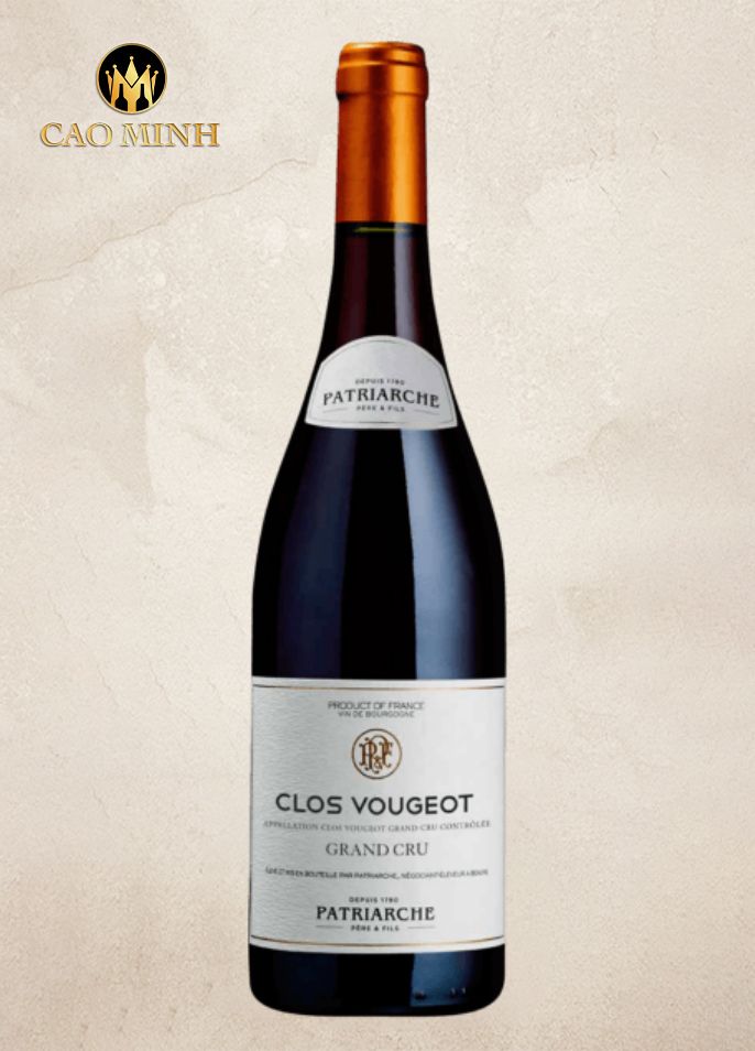 Rượu Vang Pháp Patriarche Clos Vougeot Grand Cru