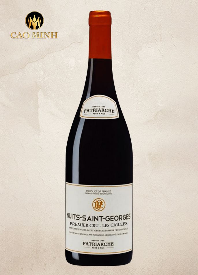 Rượu Vang Pháp Patriarche Nuits Saint Georges Les Cailles Premier Cru