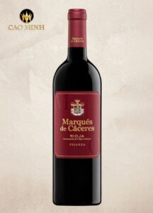 Rượu Vang Tây Ban Nha Marques de Caceres Crianza Rioja