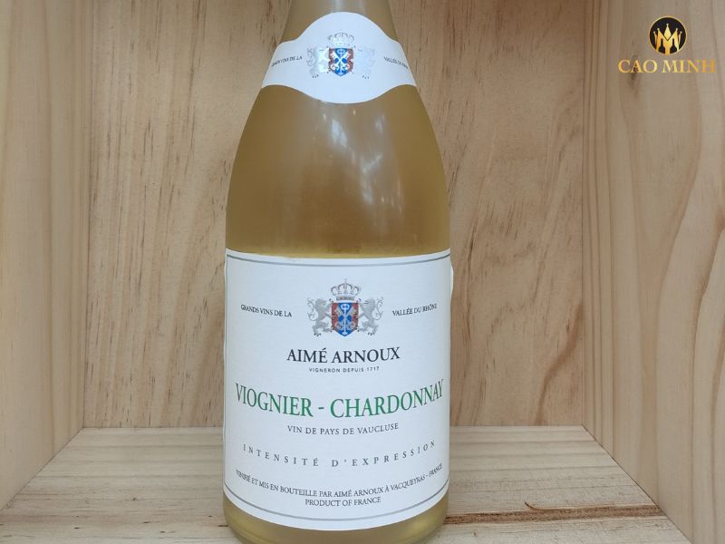 Nếm thử hương vị tuyệt vời của chai rượu vang Aime Arnoux Viognier Chardonnay