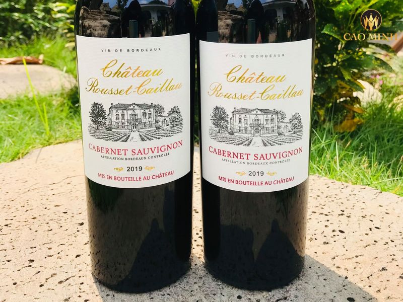 Nếm thử hương vị tuyệt vời của chai rượu vang Château Rousset Caillau Cabernet Sauvignon
