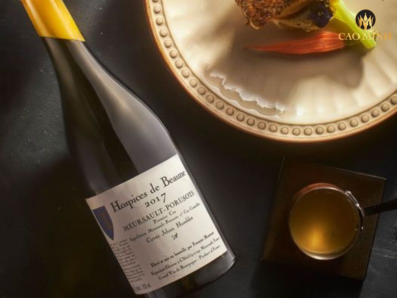 Nếm thử hương vị tuyệt vời của chai rượu vang Meursault 1er Cru Poruzots Cuvée Jéhan Humblot