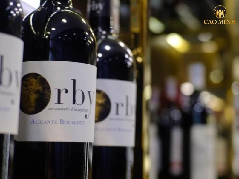 Nếm thử hương vị tuyệt vời của chai rượu vang Orby N7 Alicante Bouschet