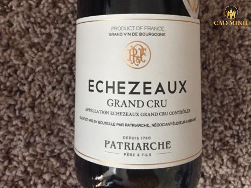 Nếm thử hương vị tuyệt vời của chai rượu vang Patriarche Échezeaux Grand Cru