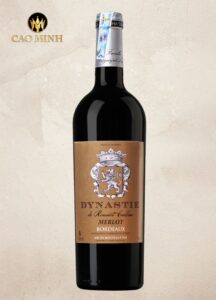 Rượu Vang Pháp Dynastie de Rousset Caillau Merlot Bordeaux Rouge