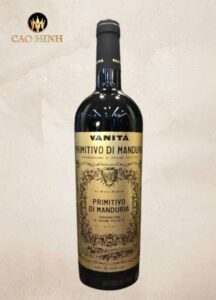 Rượu Vang Ý Vanita Primitivo Di Manduria DOP