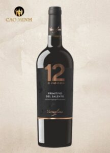 Rượu Vang Ý 12 E Mezzo Masseria Primitivo Del Salento IGP