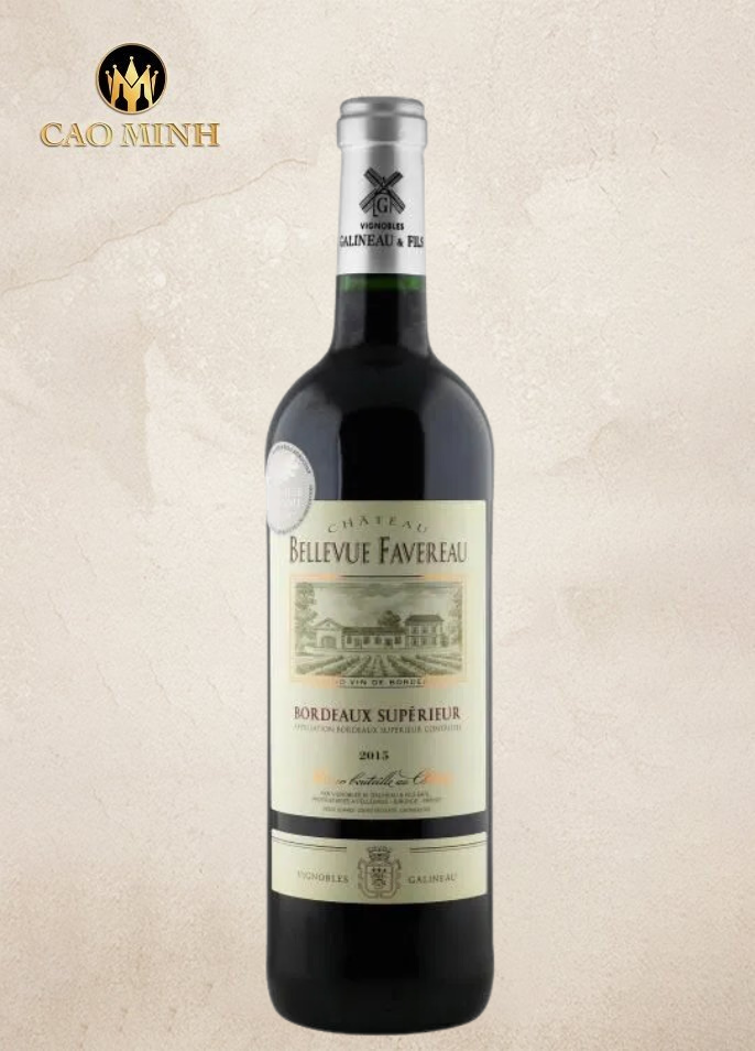 Rượu Vang Pháp Chateau Bellevue Favereau Bordeaux Superieur