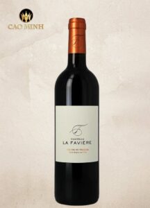 Rượu Vang Pháp Chateau La Faviere Bordeaux Superieur
