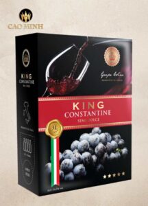 Rượu Vang Bịch Ý King Constantine Semi Dolce