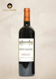 Rượu Vang Pháp Petit Paveil Bordeaux