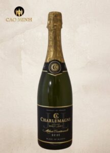 Rượu Vang Pháp Charlemagne Methode Traditionnelle Brut Blanc de Blancs