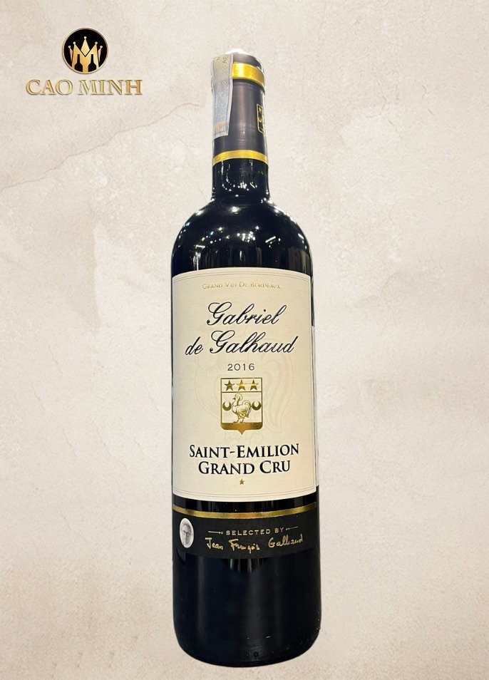 Rượu Vang Pháp Gabriel De Galhaud Saint Emilion Grand Cru