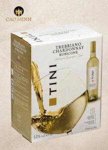 Rượu Vang Bịch Ý Tini Trebbiano Chardonnay Rubicone