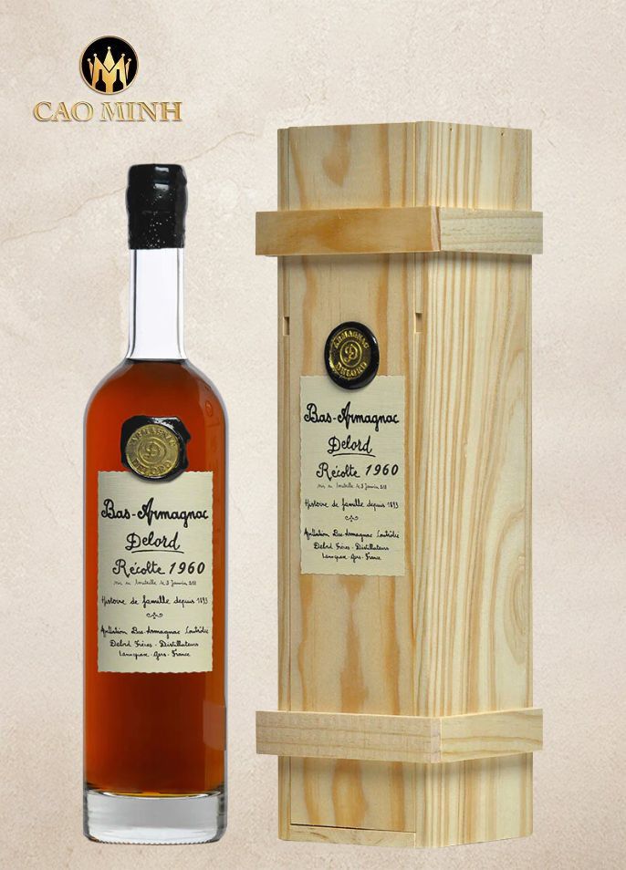 Rượu Armagnac Delord Vintage 1960