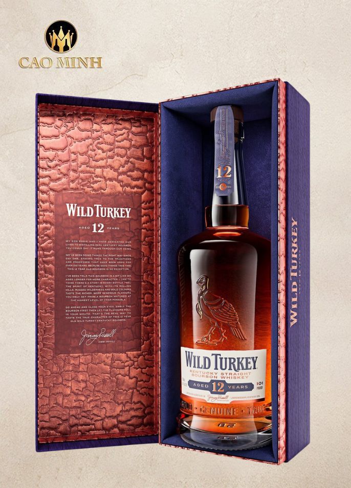 Rượu Wild Turkey Kentucky Straight Bourbon Whisky 12 Years