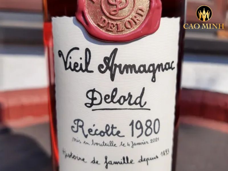 Armagnac Delord Vintage 1980