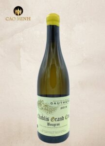 Rượu Vang Pháp Alain Gautheron Chablis Bougros Grand Cru