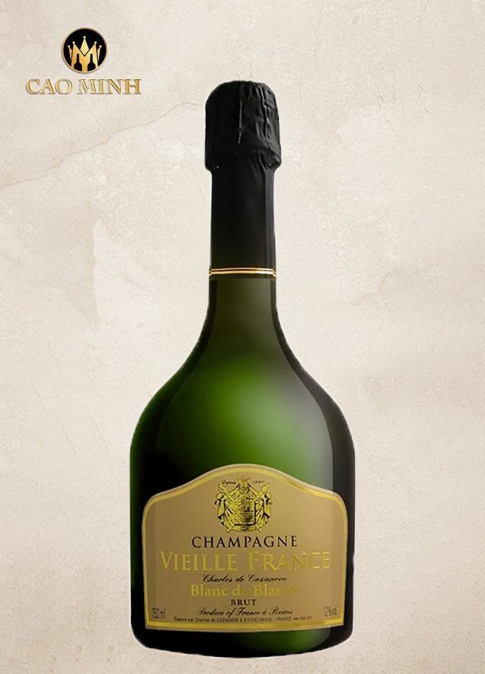 Rượu Vang Pháp Champagne Charles de Cazanove Brut Blanc de Blancs