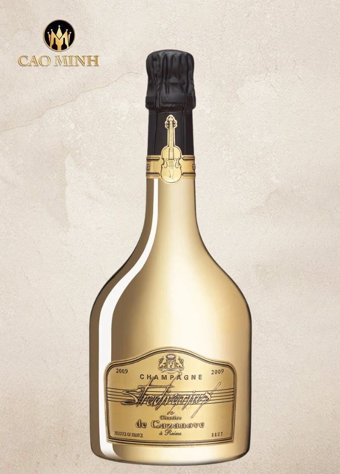 Rượu Vang Pháp Champagne Charles de Cazanove Stradivarius Gold Brut Millésimé