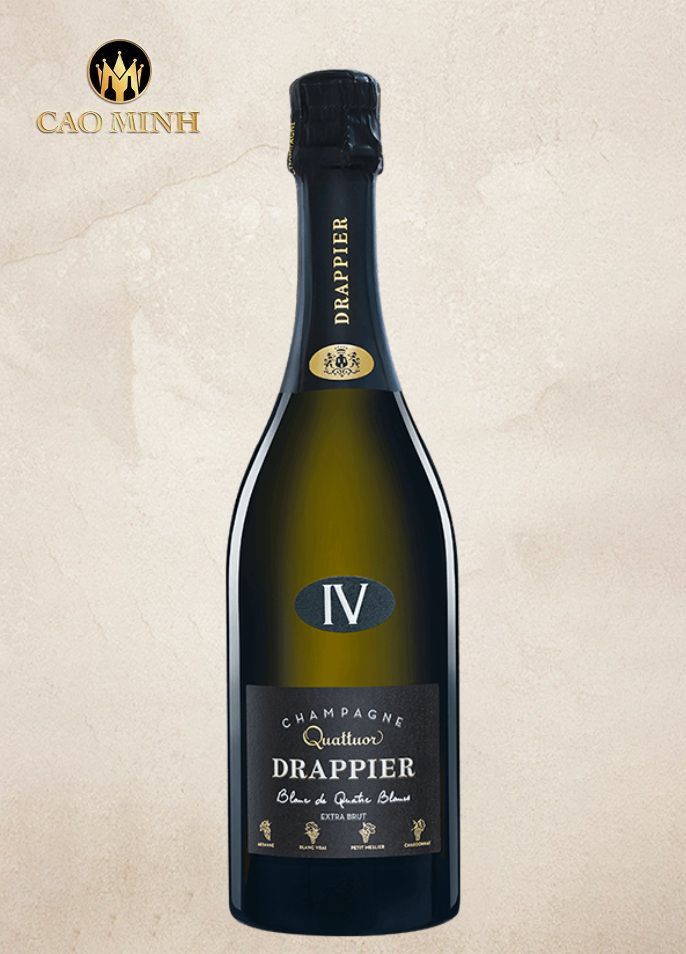 Rượu Vang Pháp Champagne Drappier Quanttuor Blanc de Quantre Blancs