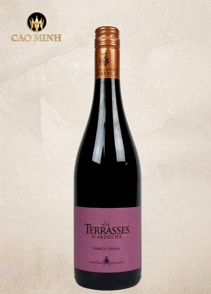 Rượu Vang Pháp Vignerons Ardéchois Les Terrasses Rouge