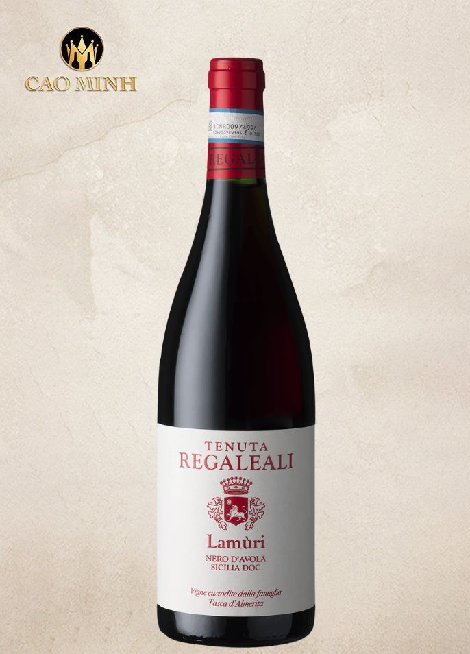 Rượu Vang Ý Tasca d'Almerita Regaleali Lamùri Nero d'Avola